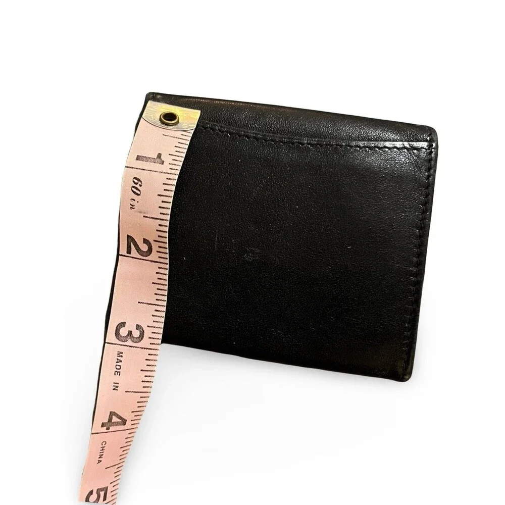 Dunhill Black Leather Mens/Womens Coin Case Pouch